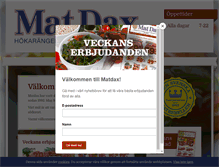 Tablet Screenshot of matdax.se